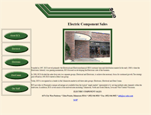 Tablet Screenshot of ecs-sales.com